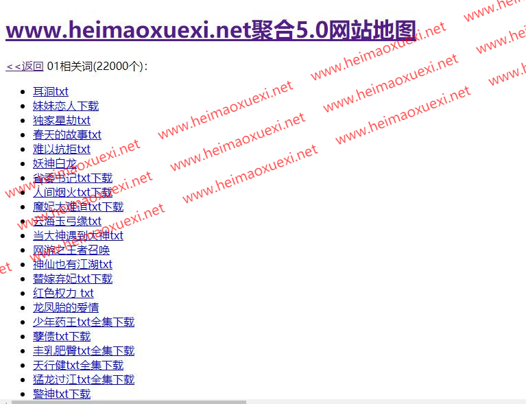 （修复版）聚合5.0程序开源版下载-聚合搜索V5.0泛目录站群源码-MIP模板自动推送搜索引擎快速收录源码 ... . ...