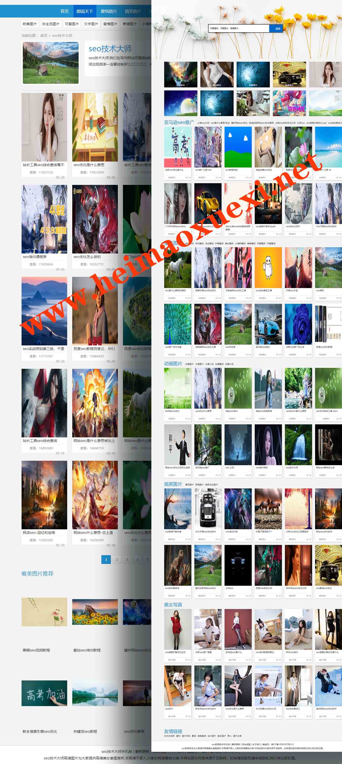 绿茶图片站群X5