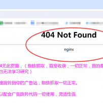 代码分享：只允许蜘蛛访问其他访问为404或者301跳转